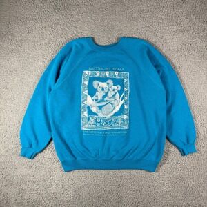 Vintage 1990s San Diego Zoo Crewneck Size XL Australia's Koalas Sweatshirt